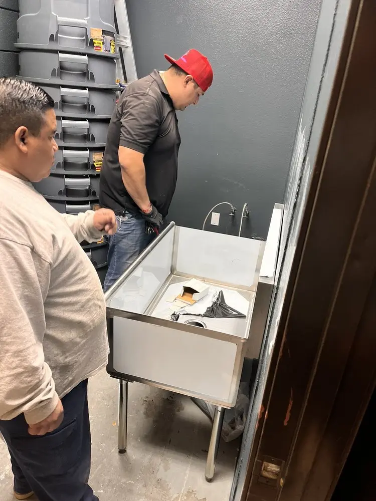 Commercial plumbing and sink installation in Rio Grande